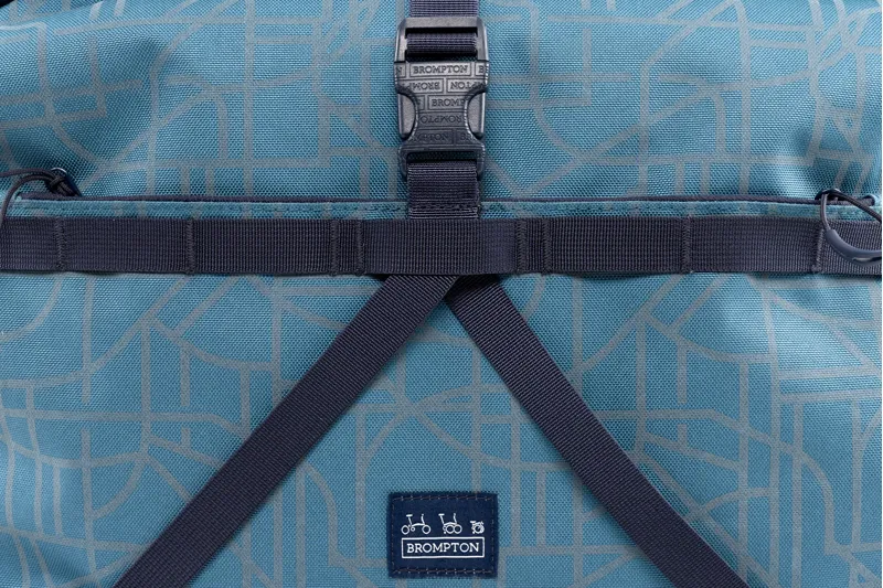 Brompton Bright Night Borough Bag in Dusk Blue Large 28L-3